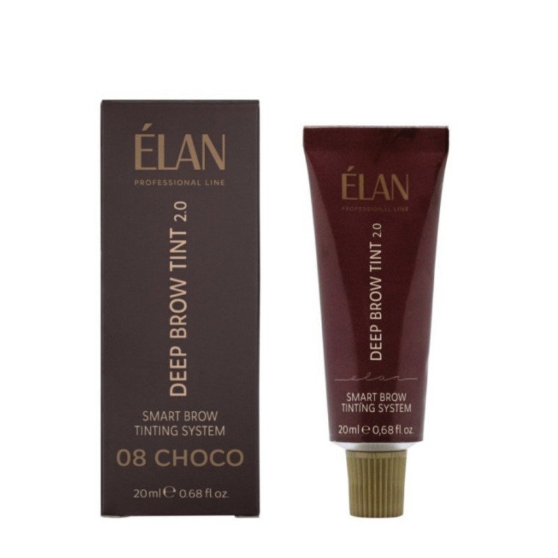 Elan deep brow antakių dažai 20 ml. 08 choco