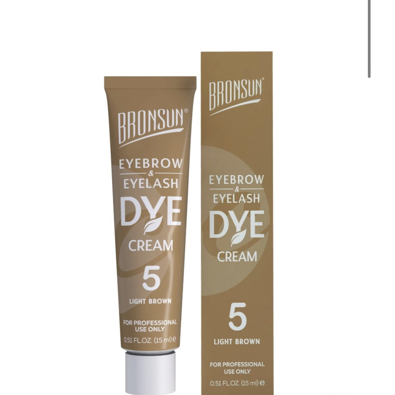 BRONSUN kreminiai antakių ir blakstienų dažai 15 ml BRONSUN kreminiai antakių ir blakstienų dažai 15 ml