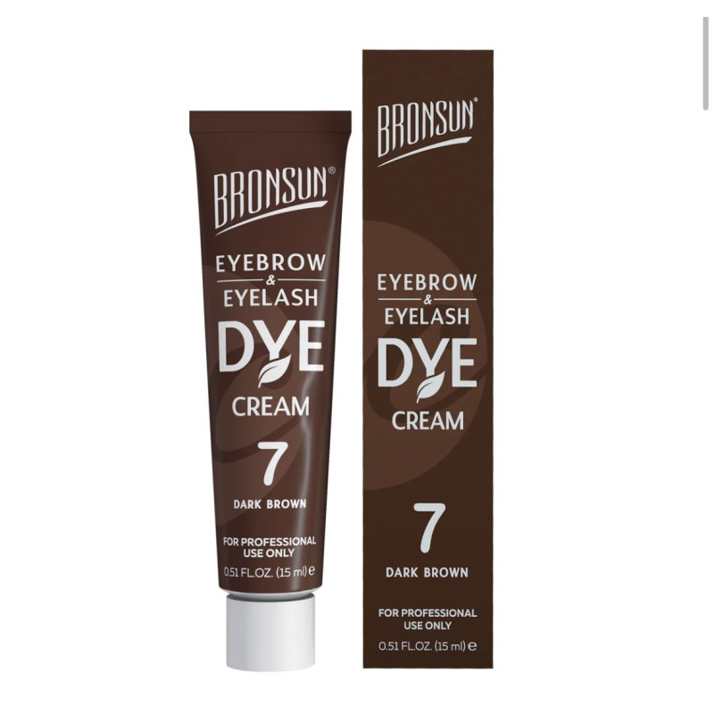 BRONSUN kreminiai antakių ir blakstienų dažai 15 ml BRONSUN kreminiai antakių ir blakstienų dažai 15 ml